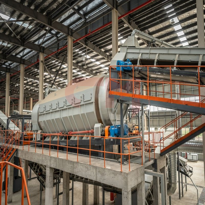 Завод по переработке строительных отходов (C&D) (бетон/кирпич → вторичный щебень/песок)