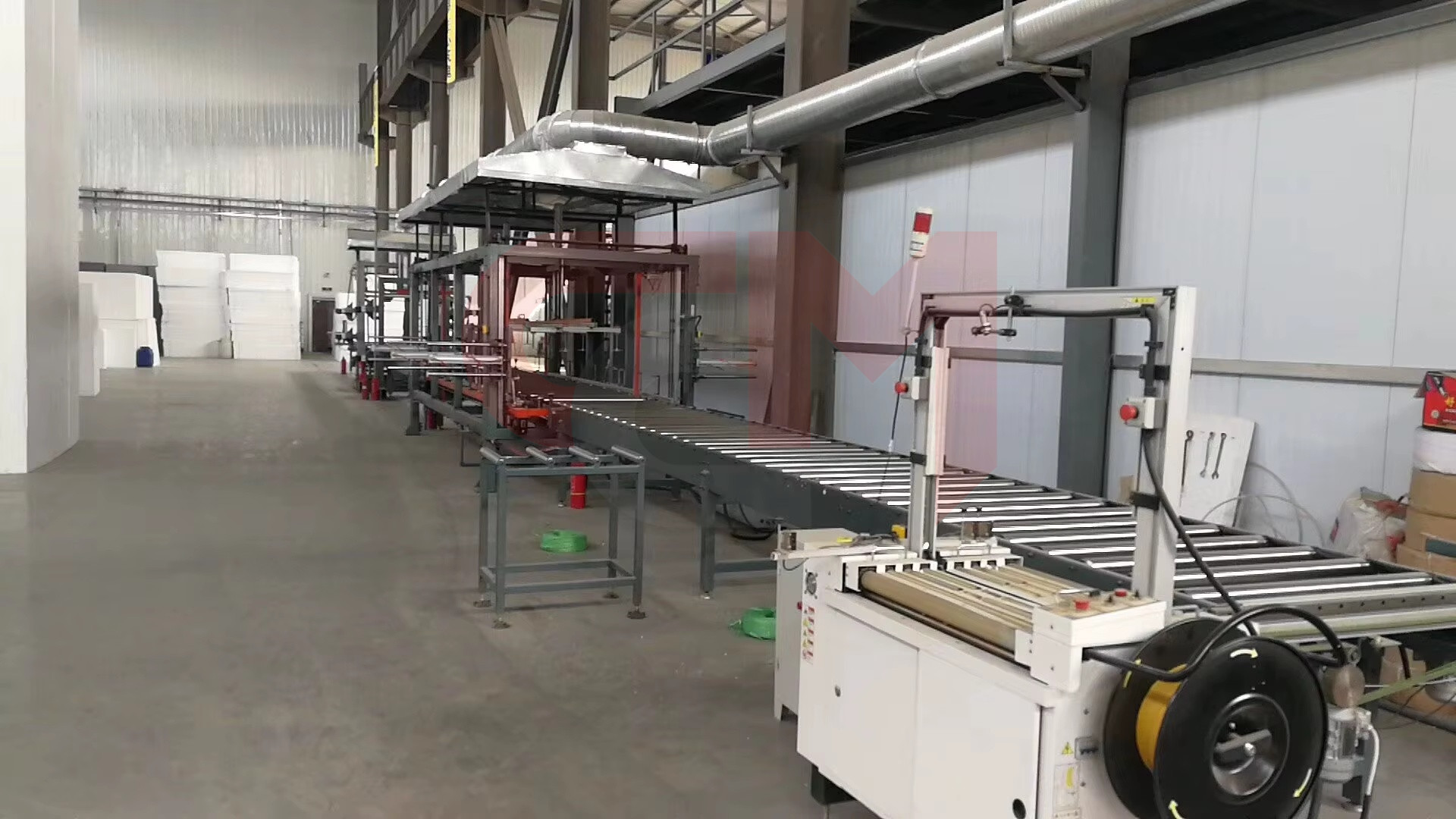 Завод по переработке полистирола (EPS/XPS) (уплотнение → гранула/добавки)