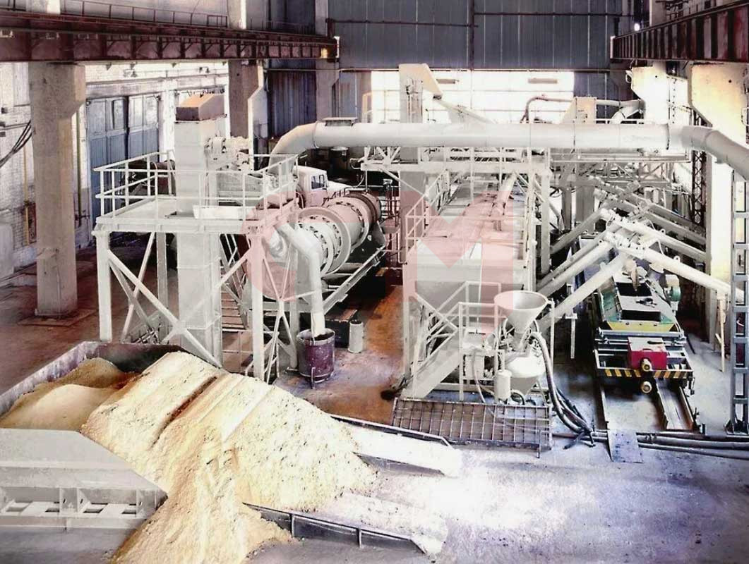 Гипсовый карьер и цех по производству гипса