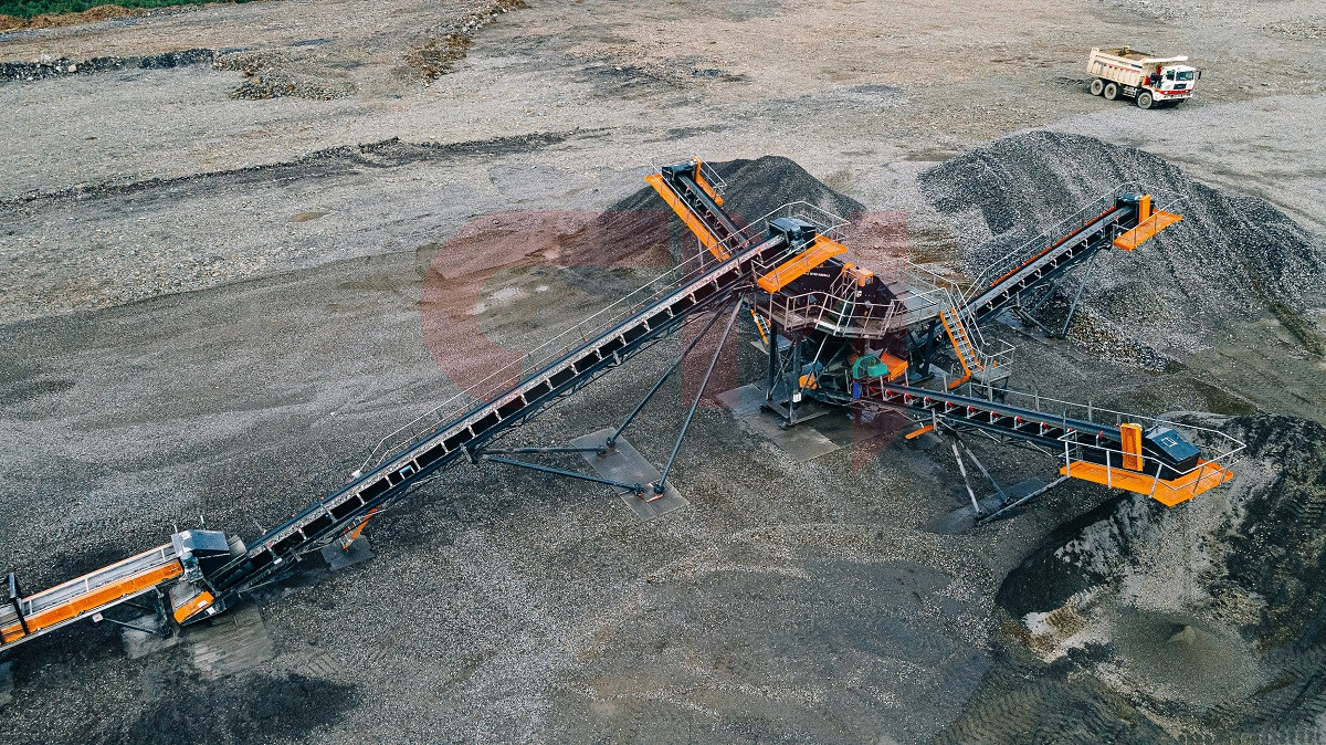 Карьер и дробильно-сортировочный комплекс (ДСК) (Индустриальное производство щебня, отсева)