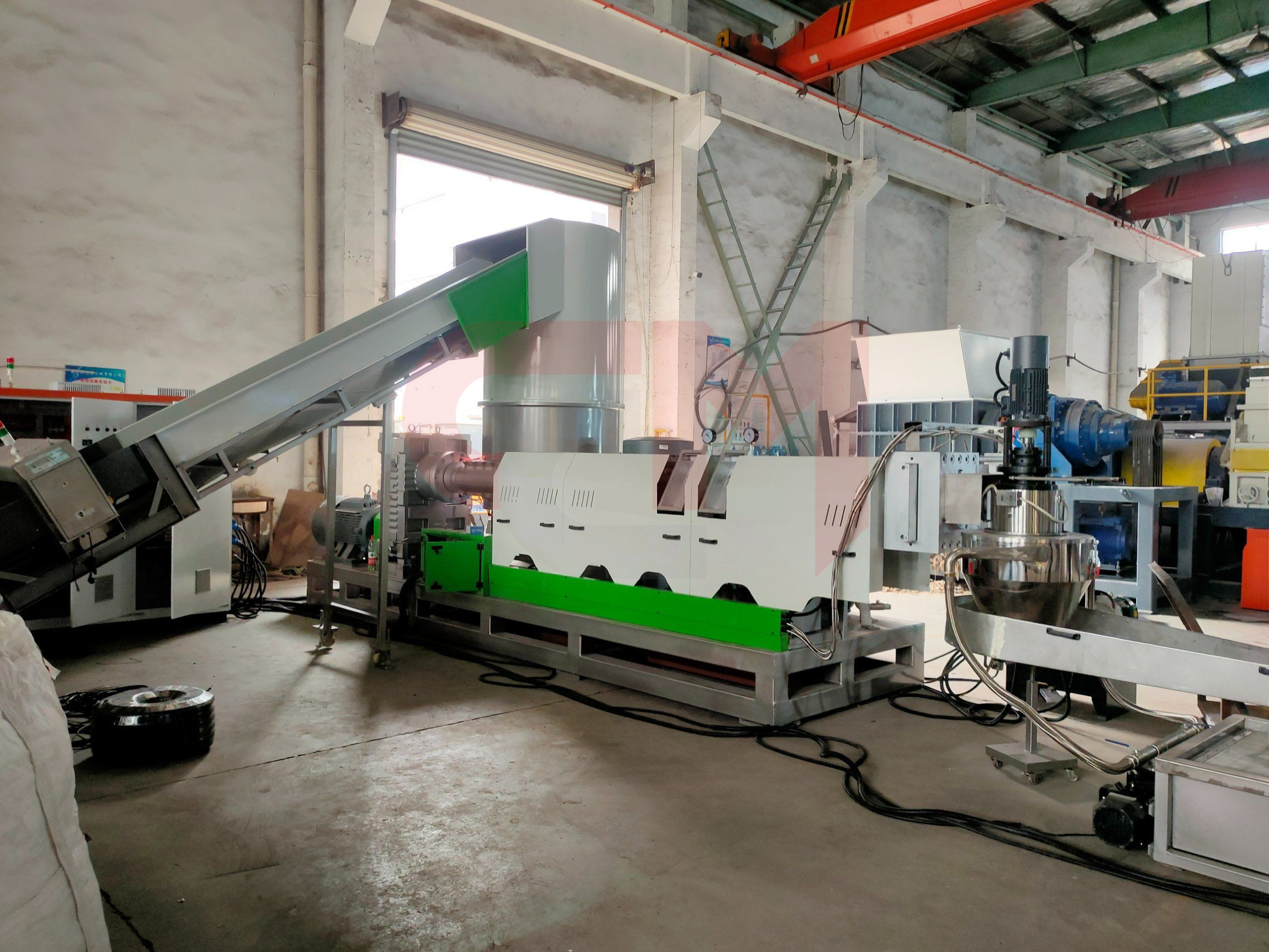 Завод по переработке плёночных пластиков (LDPE/LLDPE) (агломерация/грануляция)