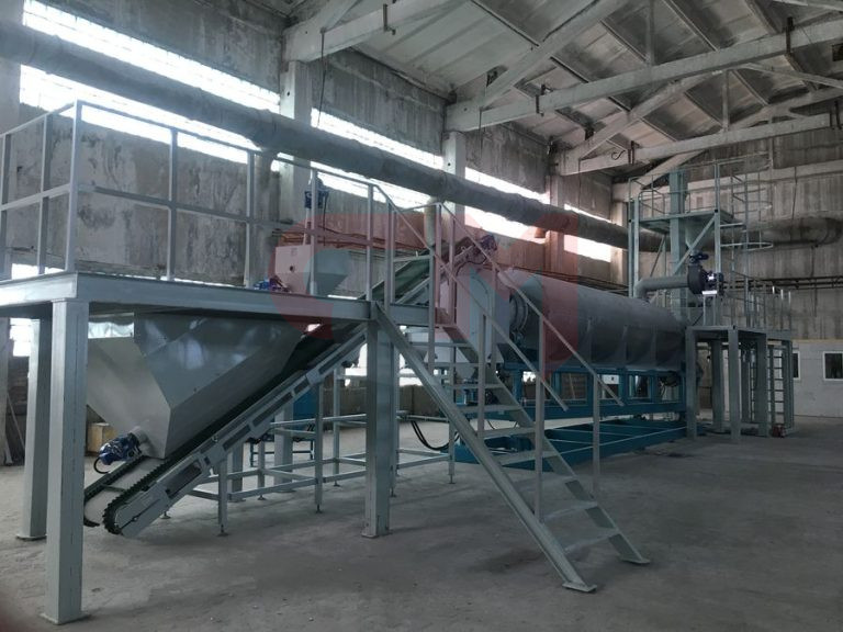 Завод по переработке гипсосодержащих отходов (ГКЛ/гипс → вторичный гипс для стройматериалов)
