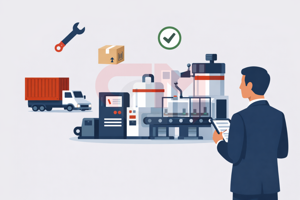 Оборудование и запуск - от заказа до поставки